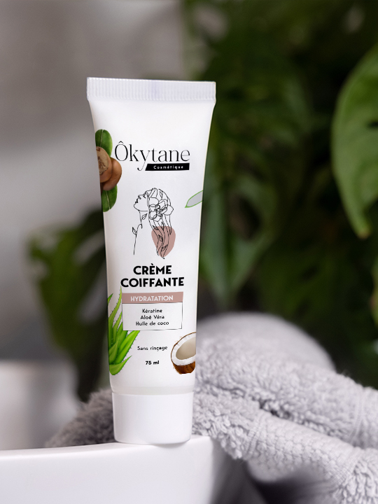Crème Coiffante Sans Rinçage à la Kératine – Image 5